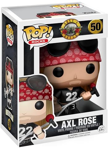 Funko POP! Rocks: Music - Guns N Roses Axl Rose - Collectable Vinyl Figure - Gift Idea - Official Merchandise - Toys for Kids & Adults - Music Fans - Model Figure for Collectors and Display