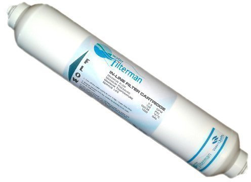 WFM-TAO External Fridge Water Filter Compatible with Samsung, LG, Daewoo, Rangemaster SXS Refrigerators with 1/4 tubing