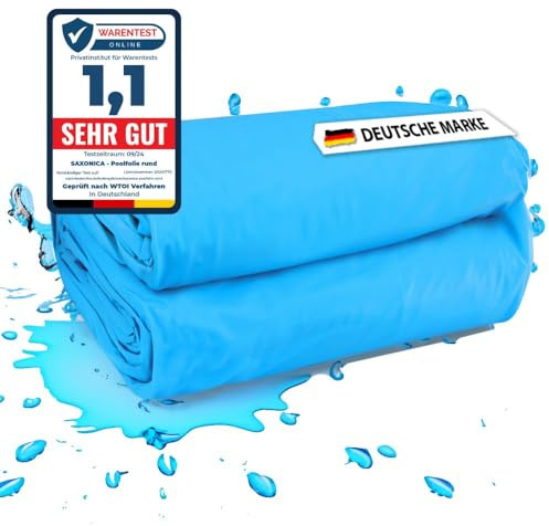 Poolfolie Oval 800 x 400 x 150 cm I SonaLiner I 0,8 mm I blau I Ovalpool 8 x 4 x 1,5 m