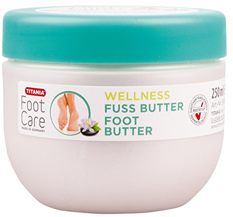 TITANIA Fuß Butter, Einem Tiegel, 1er Pack (1 x 250 ml)