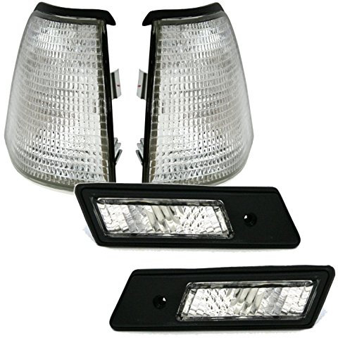 AD Tuning DEPO frontblinker + sidoblinker set i vitt silver blinker