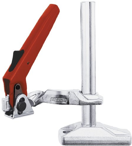 BESSEY Maschinentischspanner BS2N, Spannweite 200 mm Ausladung 100 mm, Schwenkbar und in der Höhe stufenlosverstellbar, Gewicht 1,35 kg