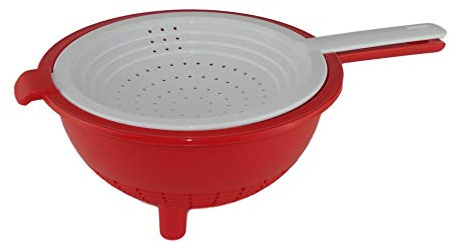Tupperware Saladin Sieve and Strainer for Rinsing Vegetables or Salad