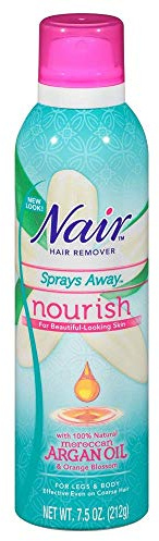 Nair Hair Remover Body Spray, Arm, Leg and Bikini Hair Removal Spray, 7.5 Oz Can