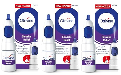 Otrivine Sinusitis Nasal Spray 10ml x 3 Packs