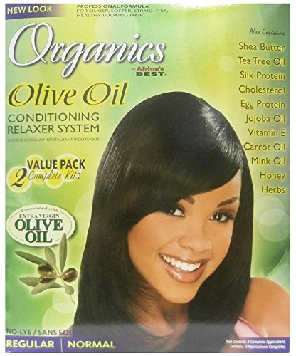 Relaxer/Glättungscreme Africa's Best Organics Relaxer REGULAR/NORMAL 2 Complete Kits