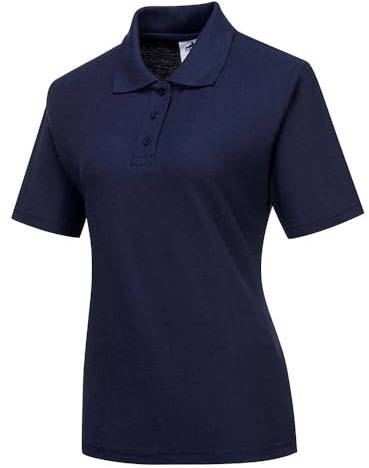 Portwest Naples Women's Polo Shirt, Size: S, Colour: Navy, B209NARS