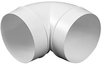 Coude 90° 6150 mm-Ronde-Coude Conduit de Ventilation Ventilateur pour Conduit de Tuyau