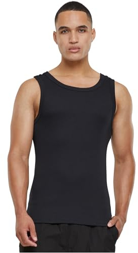 Urban Classics Débardeur Homme Débardeur Noir M 100% Coton Regular/Coupe Standard