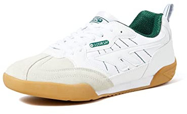 Hi-Tec Sportschuh unisex Squashclassic, Weiß (White/Green), 43 EU