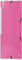 Exacompta 55824E Premium Einschlagmappe Iderama. Aus beschichteten Colorspan-Karton DIN A4 mit 2 Gummizügen und 3 Klappen Pink Sammelmappe Dokumentenmappe