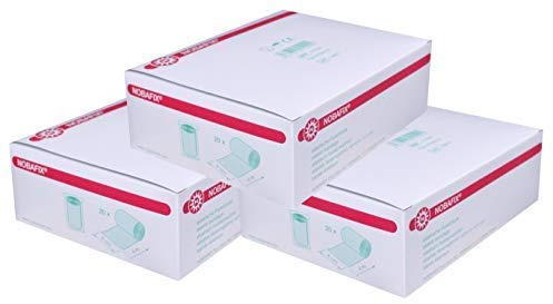 Nobafix Gasas Venda de fijación de Noba Verbandmittel individualmente envuelto en película - 720 Piezas ( 4 cm x 4 m )