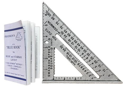 SWANSON Tool Co S0101 7 Inch Speed Square, Blue
