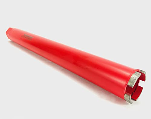 2 Inch Diamond Wet Core Drill Bit 1-1/4” Threaded by BLUEROCK Tools for Concrete Rebar Asphalt Brick Rock Masonry Hole Barrel Coring
