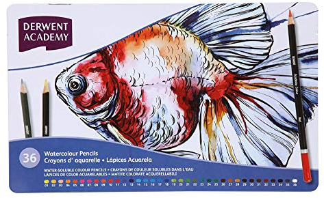 Derwent 2300226 Wasserfarben (Stiftform, 36 Stück) Mehrfarbig