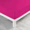 douceur d'intérieur, Drap Housse (90 x 190 cm) Lina Bois de Rose, 100% Coton