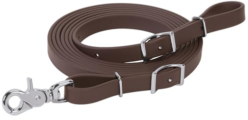 Weaver Leather Brahma Webb Trail Gear Trail Rein, Brown, 5/8-Inch x 10-Feet