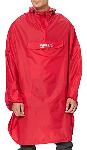 PRO-X elements poncho Paso, röd, M/L, 3043