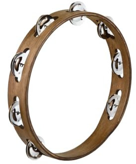 Meinl Traditional Tambourine TA1WB, 10, Single Row