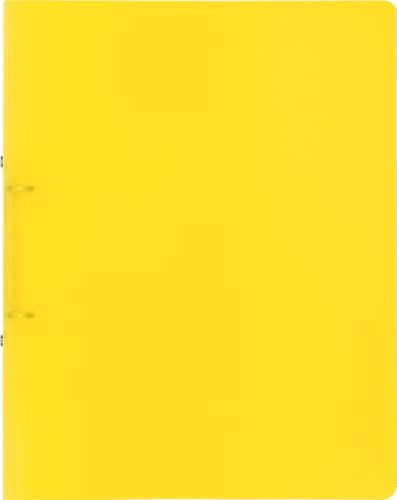 Brunnen Präsentationsringbuch Fact, 2 Bügel, Durchmesser 25 mm, A4, 250 x 315 mm, gelb
