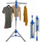 andrew james Clothes Rail Airer Drier | Adjustable Portable Clothes Horse Tripod Design | Folds Flat for Storage Easy Setup | For Indoor Outdoor Use |139cm High Max Capacity 22KG Holds 30 Hangers
