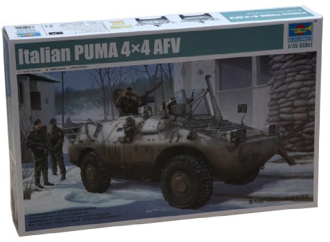 Trumpeter 05525 modellbyggsats italiensk PUMA 4 x 4 hjul AFV