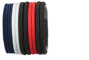 Mytoptrendz® Small Elastic Hair Bands Ponytail Hair Tie Multicolour Set of 12