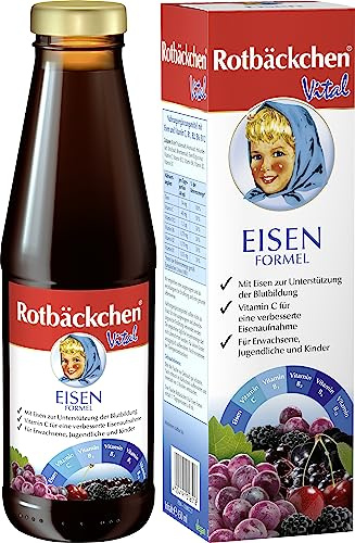 Rotbäckchen Vital Eisen Formel, Fruchtsäfte, 450 ml