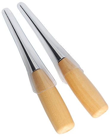 CO-Link aleación de acero mango de madera punzón cónico de perforación Craft gamuza lezna reparación herramienta para DIY Craft