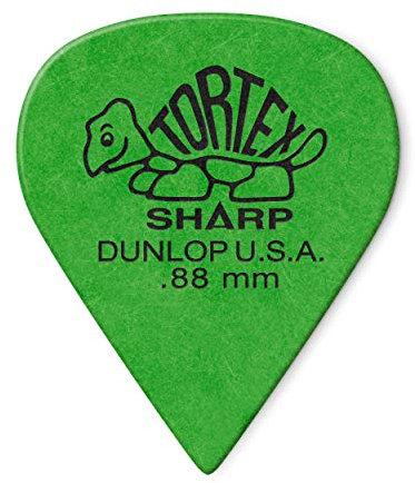JIM DUNLOP Plektrum Tortex Sharp 0,88mm 12 Stück
