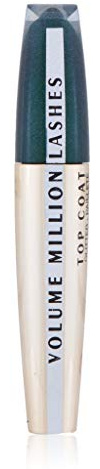 L'Oreal Paris Mascara Volume Million Lashes Glitter Top Coat, Transparent Glitter Gel