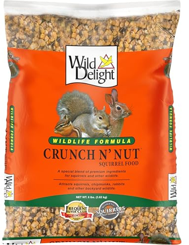 Wild Delight Crunch N' Nut Squirrel Food, 8 Lb