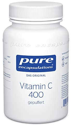 Pure Encapsulations - Vitamin C 400 gepuffert - ideal für sensible Personen - 180 Kapseln