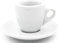 Nuova, Porzellan, Point Espressotassen, Espressotasse Palermo B18, B 18 weiß 6 Stück O/U wie ACF