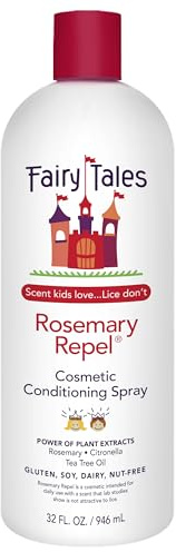 Fairy Tales Rosemary Repel Daily Kids Conditioning Spray Refill– Kids Like the Smell, Lice Do Not, 32 fl oz. (Pack of 1)
