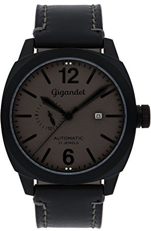 Gigandet Herren-Armbanduhr Automatik Analog mit Lederarmband Red Baron G16-007