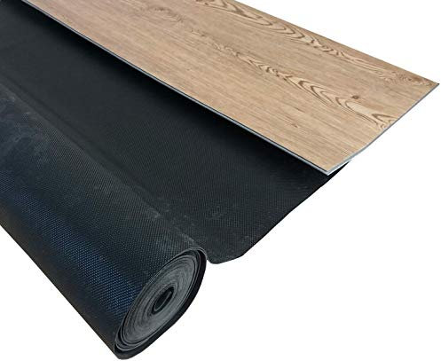 Vinilo suelo impacto sonido aislamiento uficell vinosmart para completamente de vinilo, suelos y LVT suelos sin respaldo placa – grosor: 1,5 mm – Aislamiento de sonido de impacto y caminar con efecto antideslizante para el seguro instalación de suelos de vinilo completa con un sistema de clic con un grosor de 4 – 5 mm. Material densidad 160 kg/m³. Presión estabilidad: 50 KPA – comprar 1 rollo con 15 m²