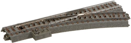 Märklin 24612 C-Gleis Weiche rechts – manuelle Steuerung mit Handschalthebel – Länge 188,3 mm – Radius R2 437,5 mm/24,3° – Spur H0 – ab 15 Jahren