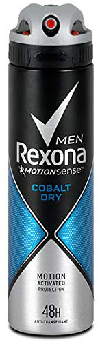 Rexona Deo Spray Men Cobalt 48h Anti-Transpirant Dry Protection, 3er Pack (3 x 150 ml)