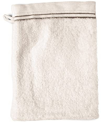 Linnea Manopla de baño 16 x 21 cm Juliet Blanco Crema 520 G/m2