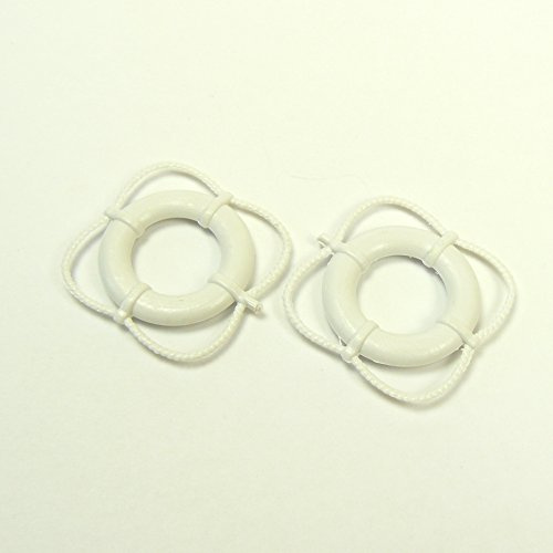 aero-naut 606517 Rettungsring 17mm Plastik weiß 10 Stück