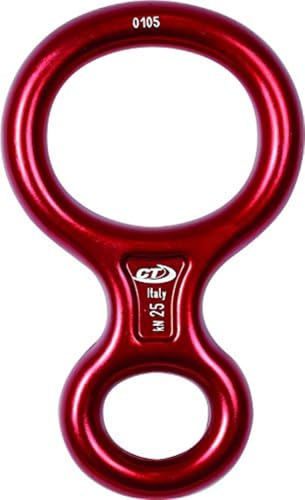 Climbing Technology Otto 8-form-anillo para descender, talla S/tamaño pequeño, Colores Surtidos