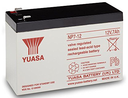 Yuasa NP7-12 (NP7-12S) 12v 7Ah SLA Battery (Yuasa)
