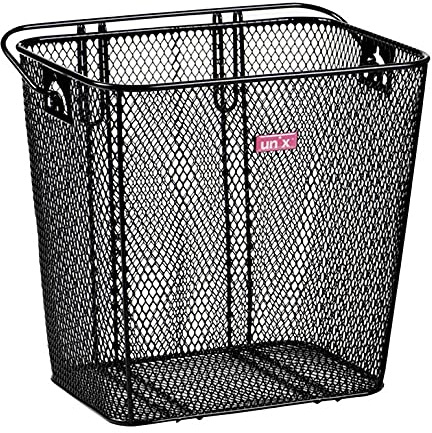 KlickFix Shopper Rear Wheel Basket 32 x 30 x 20 cm Black