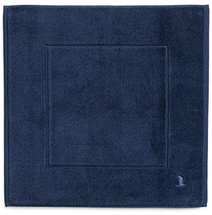möve Superwuschel Badteppich 60 x 60 cm aus 100% Baumwolle, deep sea