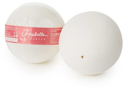 Isabelle Laurier - Bombe de bain effervescente pour Femme - Boule de bain avec 97% d'ingrédients Naturels - Parfum Fleurs - CLEOPATRA'S DESIRE