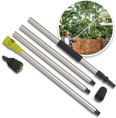 Sun Joe 5.5 Ft Pressure Washer Extension Spray Wand, Aluminum Pole Accessory with Non-Slip Foam Grip - Portable Telescoping Attachments and Accessories for SPX Series, SPX-ESW4