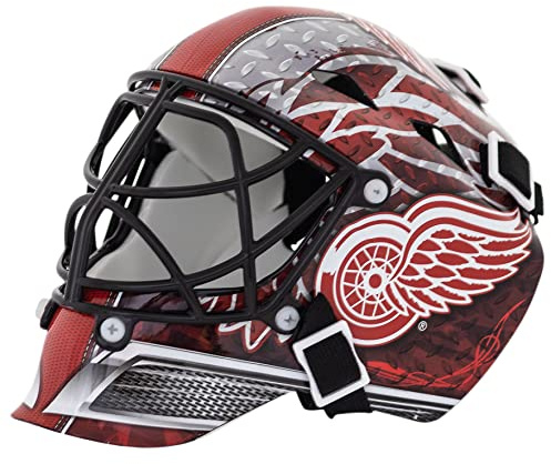 Franklin Sports, Casco da Portiere della NHL League in Miniatura, Unisex, 7784F21, Red, Taglia Unica