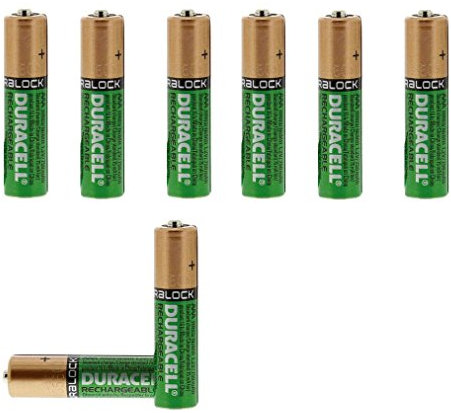 20x AAA 750mAh 1.2V NiMH Duracell Pre-Charged Rechargeable Batteries HR03 - 5 Packs