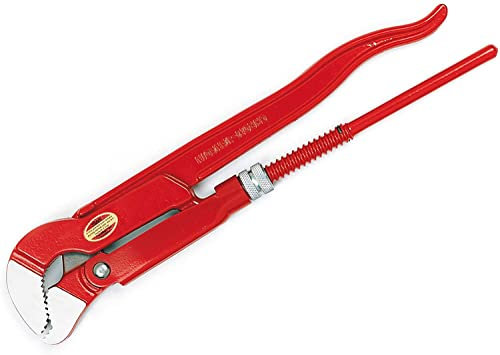 RIDGID 19281 Model S-1 1/2 inch- 2 Handle Wrench S Jaw, Red
